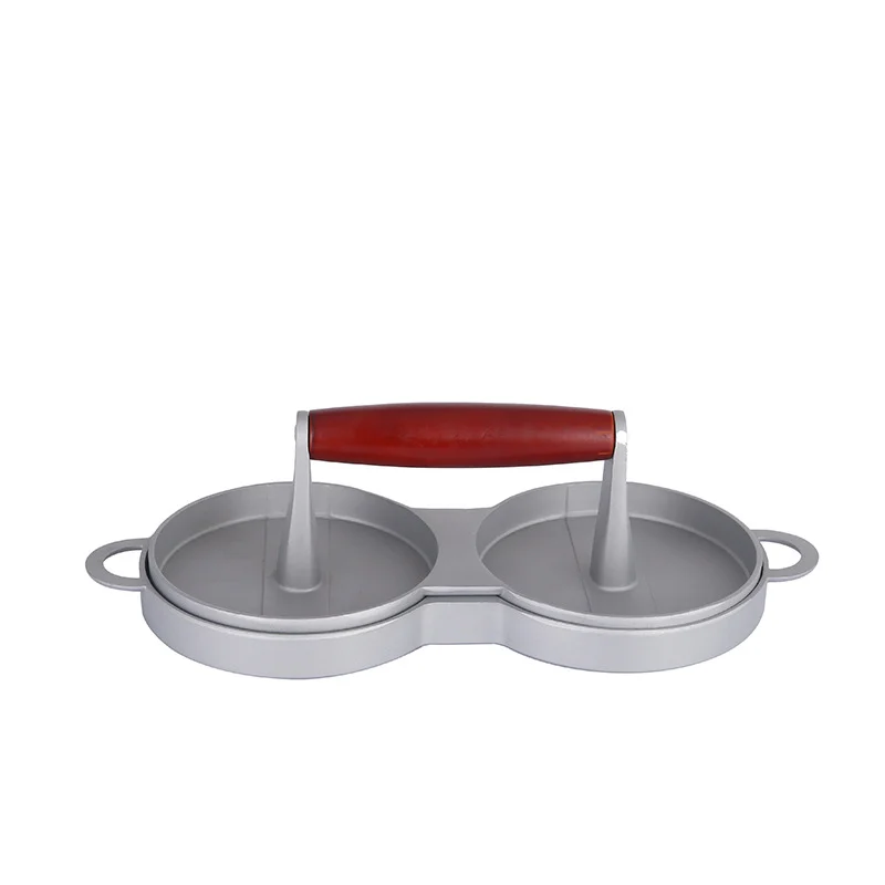 Бытовая форма «сделай сам» для мяса, риса, торта, пресс-форма с двойным отверстием для гамбургеров, тортильи