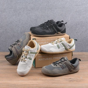 Genuine Leather Outdoor Hiking Shoes for Men Women Wide Toe Box Zero Drop Lace-Up Barefoot Indoor Fitness Strength Autumn