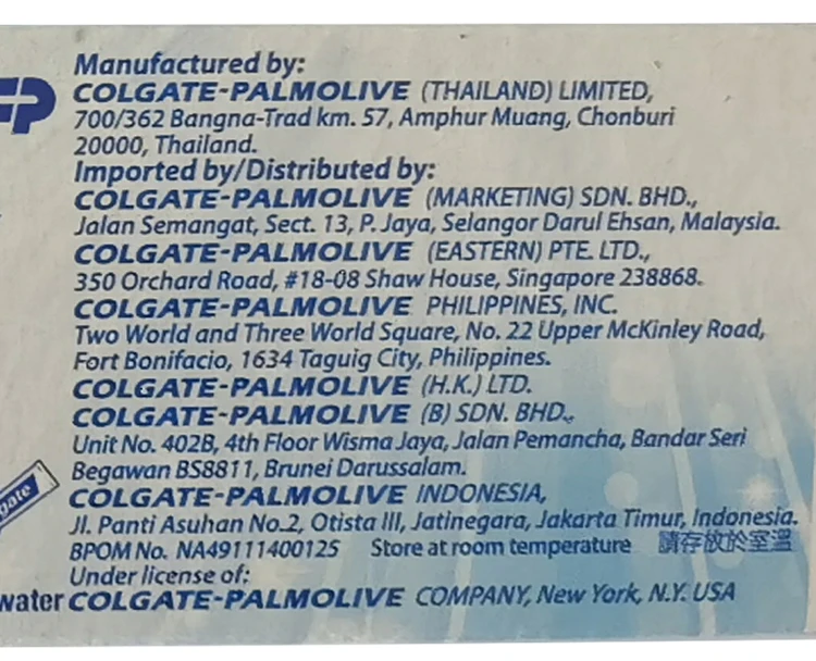 Colgate Advanced White 160g Toothpaste Wholesale Batch With Micro