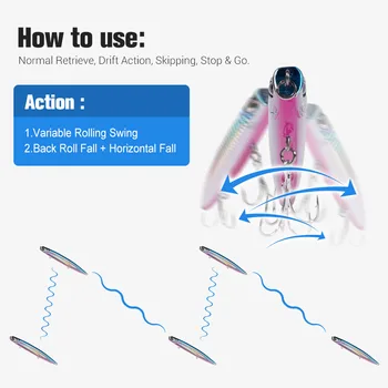 Sinking Fish Bait 130mm 38g Silicone Long Cast Balance Variable Jig Pencil for Marlin Sea Fishing Hard Bait with Hooks – Soft Lure – view 4