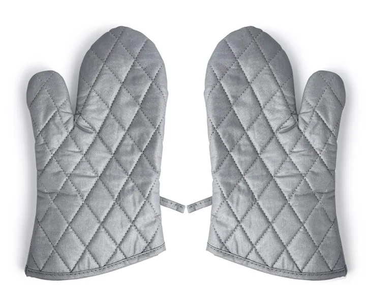 Пользовательские серые термостойкие высокотемпературные изоляционные перчатки для барбекю перчатки для кухни перчатки для духовки варежки для выпечки