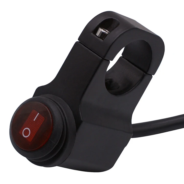 Переключатель на руль мотоцикла металлический точечный выключатель света мотоцикла