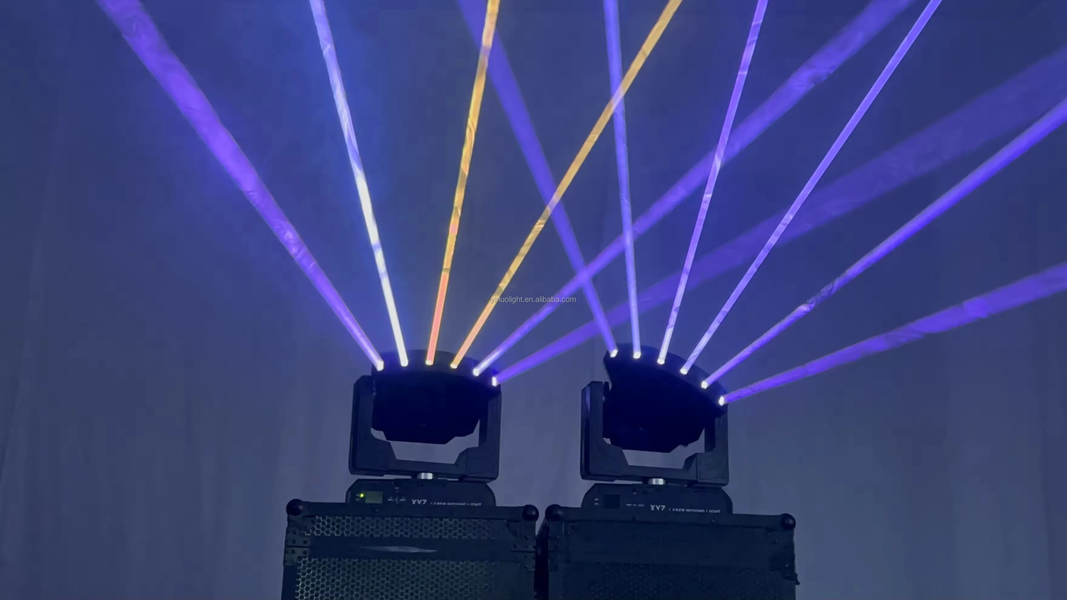 6 Eyes RGB/RED Laser Moving Head Light - DMX512 Controller