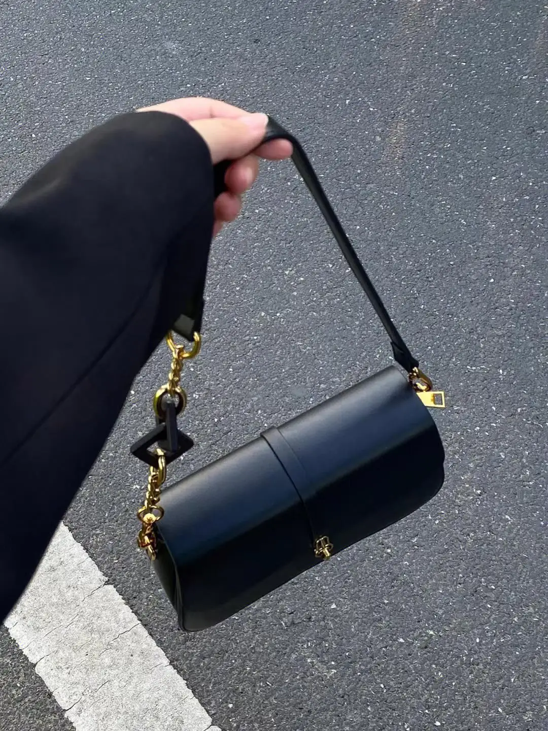Fashion Women Shoulder Bag Single Shoulder Bag Winter Women Bag Zippered Crossbody PU Lined Polyester Lining All Season Tote