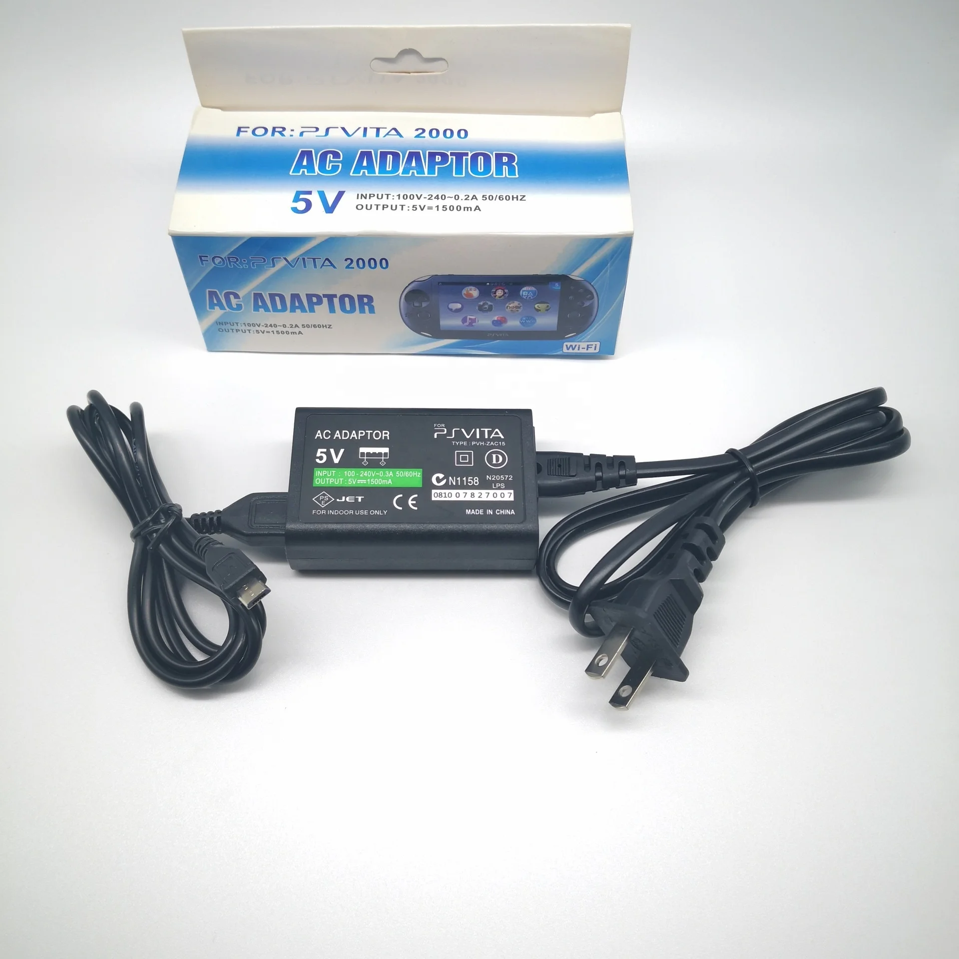 Câble De Charge Rechange 1.1 M Lot De 2 Câbles De Charge USB Pour PS Vita 1000 - 2 En 1 Charge Et Transfert De Données - 1,1 M - Noir Câble Charge Données PS Vita