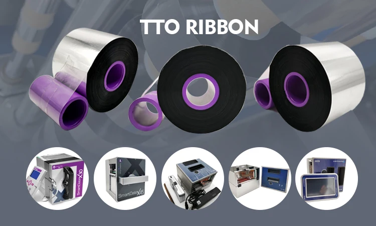 TTO Ribbon Thermal Transfer Ribbon for Domino V230i Linx TT3 VJ Dataflex 6320