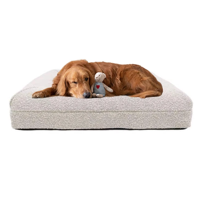 Hot Sale Memory Foam  Waterproof Dog Bed High Quality Breathable Outdoor Wholesale Removable Luxury Large Customizable