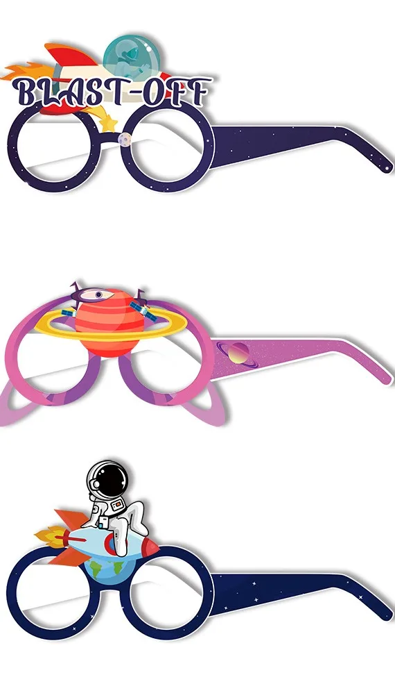 Mexican Fiesta Eyeglasses Cinco De Mayo Paper Glasses Taco Cactus