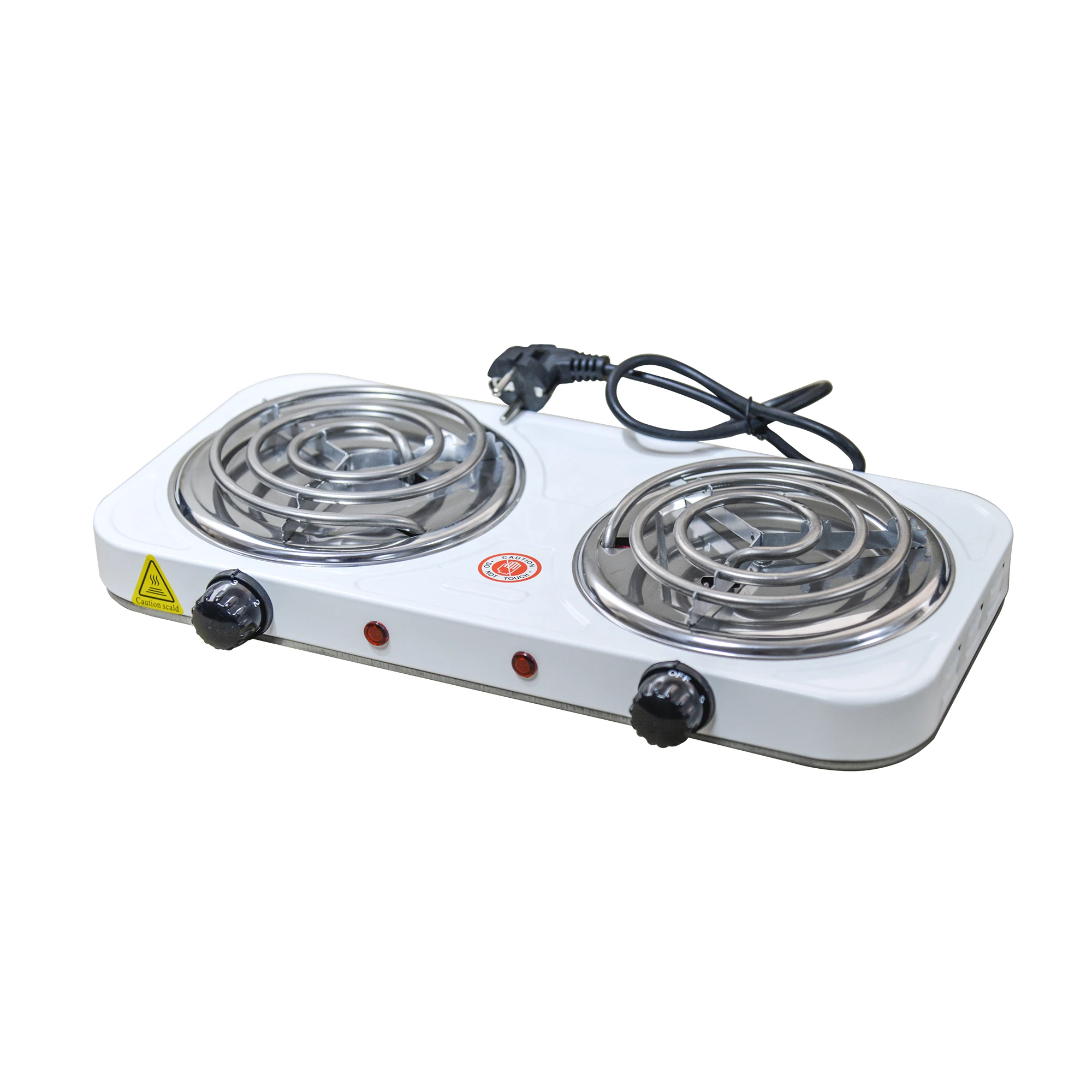 Countertop Coil Hotplate Electric Stove Cooktop Double Flat Burners El –  RAF Appliances