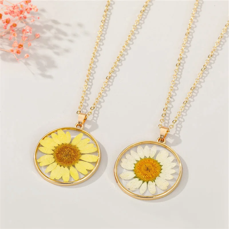 Hot Sale Handmade Jewelry Pressed Dried Flower Preserved