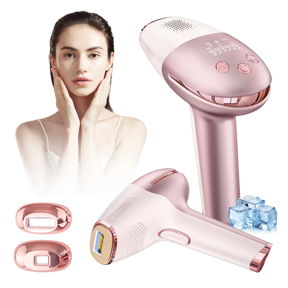 Ice Cooling IPL Laser Hair Removal - Painless Epilation
