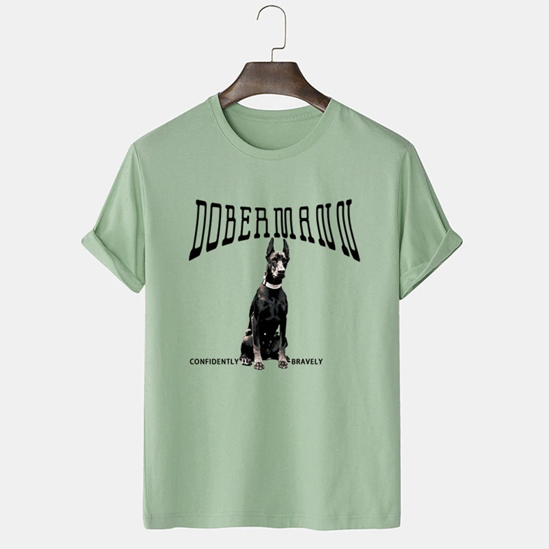 New Design Mens Clothing Plus Size Wholesale Custom Tshirt 100% Combed Premium Cotton Dog Printing t-shirt