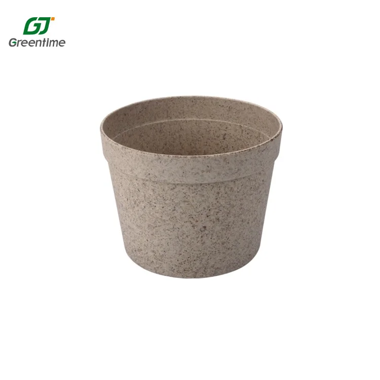 Биоразлагаемый цветочный горшок из бамбукового волокна для сада и семейного использования оптом