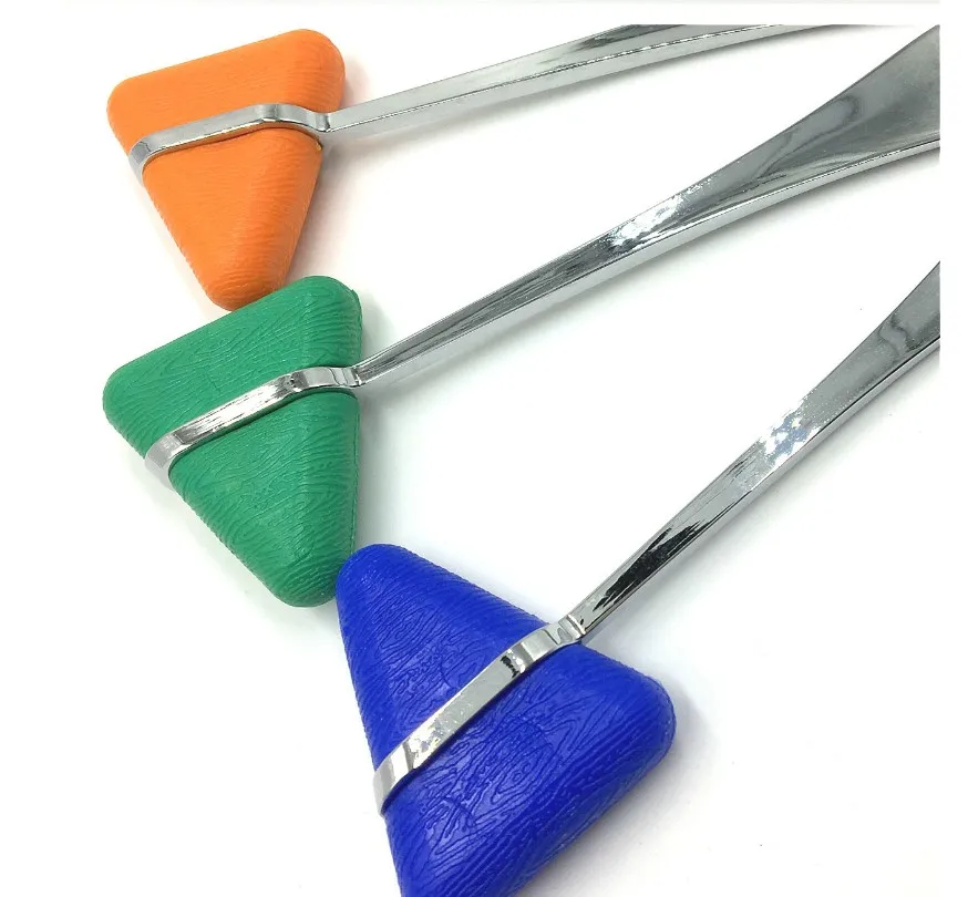 medical grade triangle percussion reflex hammer zinc PVC