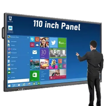 110 Inch Interactive Whiteboard Digital Display Touch Screen 4k Board Digital Interactive Smart Board For Classroom Education