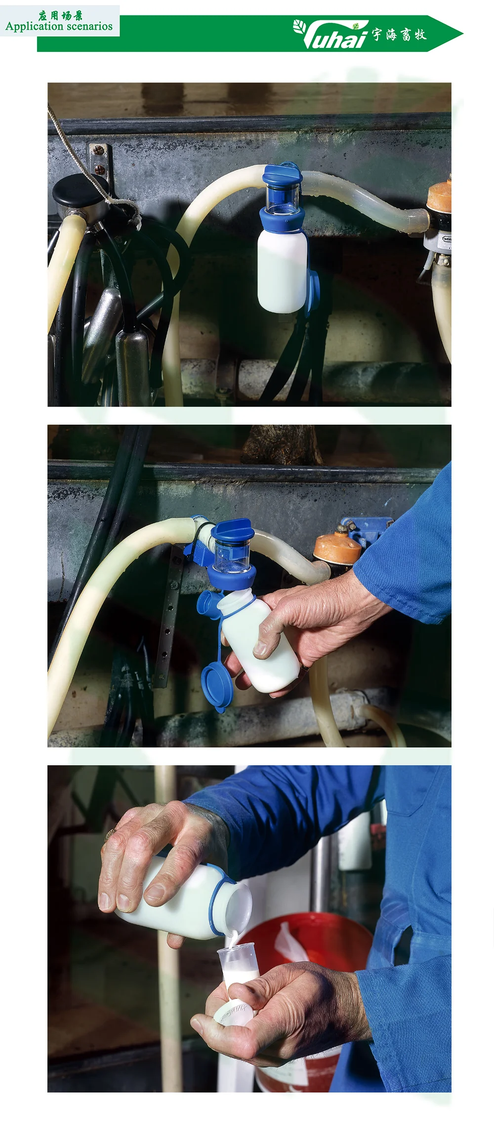 Ambic Milk Sampler for Cow , Milking Machine Spare Parts ,Milk Sampling Equipment Milking Sampler Sampler Dairy Farm Equipment factory