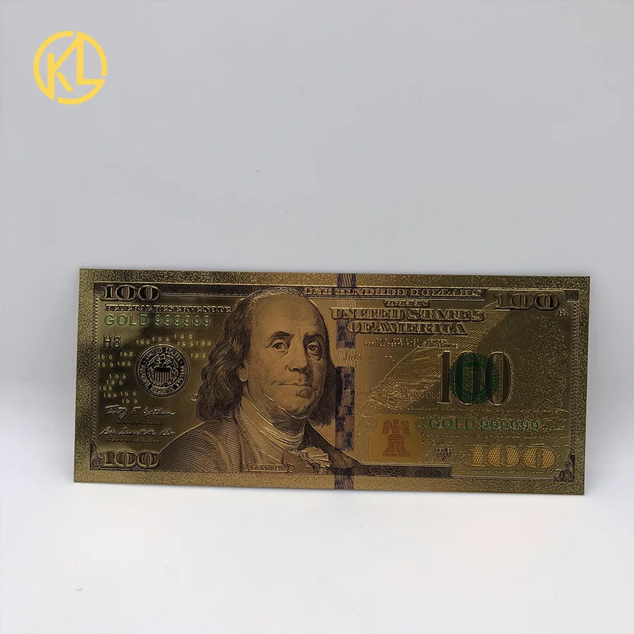 金の100ドル札風コレクションアイテム H6c6a7212289541a78af9de695d8e3