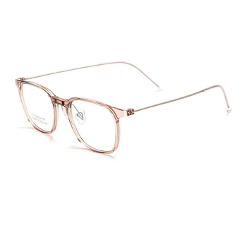 Unisex Titanium Optical Glasses High Quality Diamond Shaped Faces Fashionable Anti Blue Light Computer Glasses TR 90 OEM