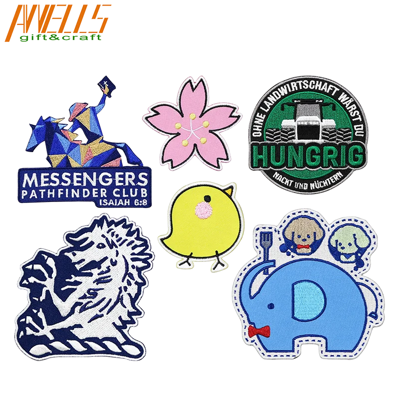 Flower Embroidered Patches For Bags And Dresses – Elegant Floral Appliqués By AWELLS For Feminine Fashion