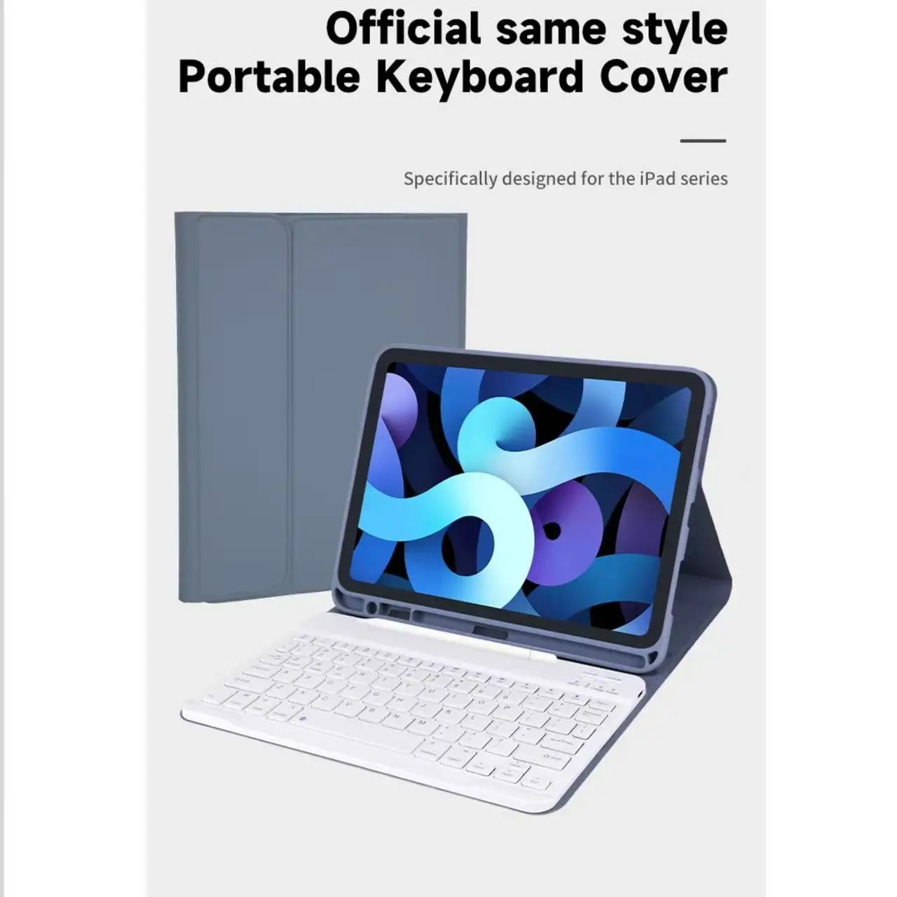 Funda teclado mágico magnética desmontable portátil con protección integral Laudtec para iPad de 10,9 pulgadas OEM/ODM/Personalización privada