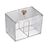 Large four-leaf clover cotton swab box