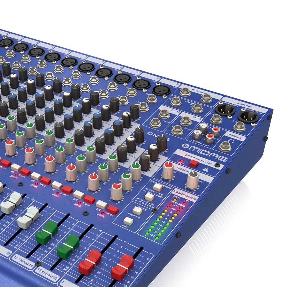 Midas DM16 16-Channel Analog Mixer - Studio Sound Solution