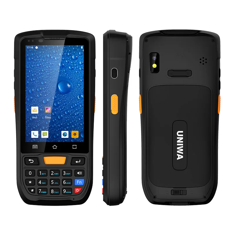 OEM ODM ручная пресс-форма для UNIWA HS001 4 дюйма IP67 Android 9 0 прочный КПК 1D/2D QR сканер штрих-кода Walkie Talkie мобильного телефона из закаленного