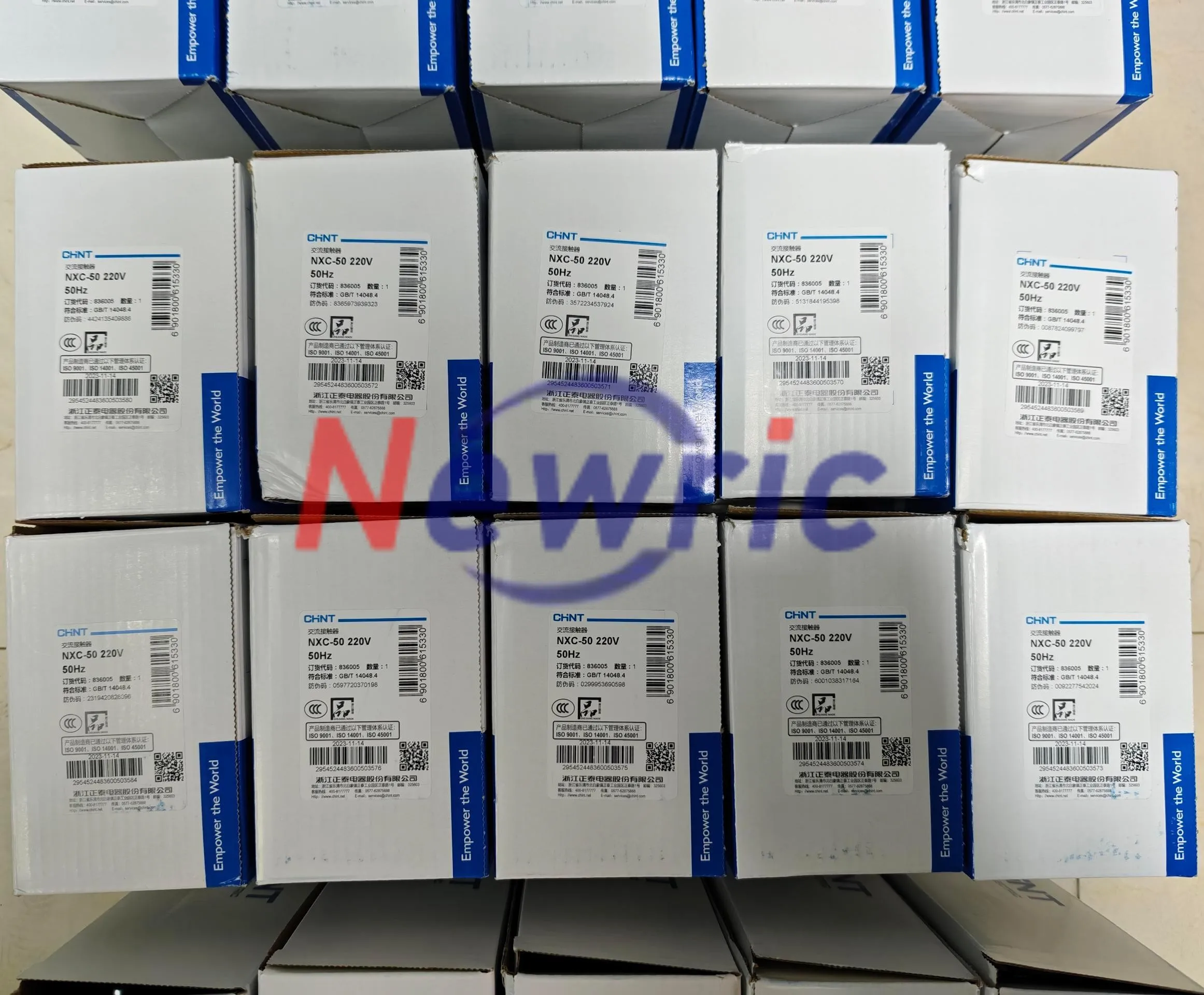 New and Original CHINT NXC 09 12 18 25 32 40 50 50 65 85 100 Amp Electric 220V 380V Contactor Ac Contactor