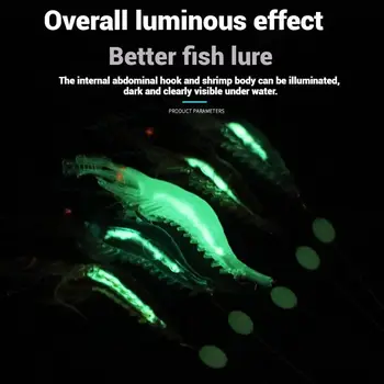 CHEERY High Simulation Carp Fishing Gear PVC Soft Bait Hook Bionic Shrimp Lure Form Cross-Border Bait Artificial Soft Bait – Soft Lure – view 5