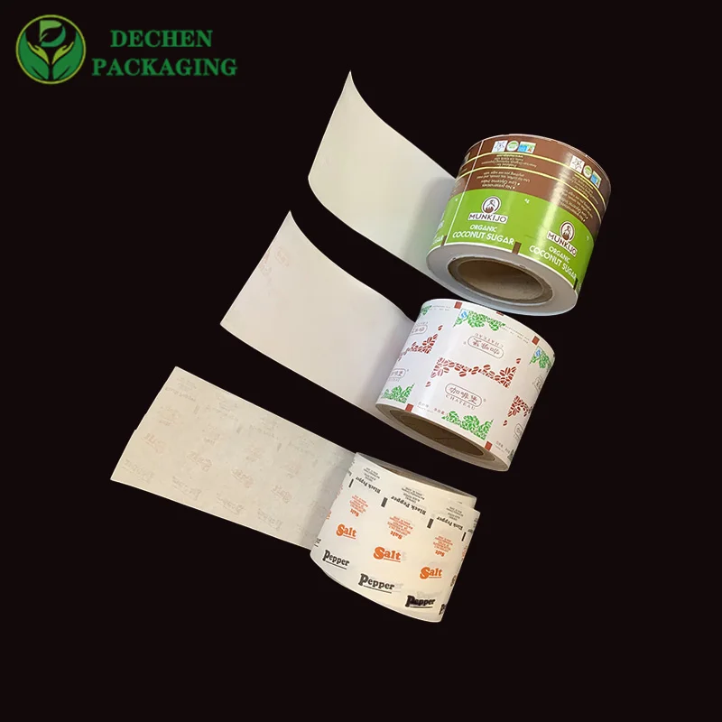 Burger PE Kraft With Printing Industrial Coated Roll Food Sachets Packaging Paper