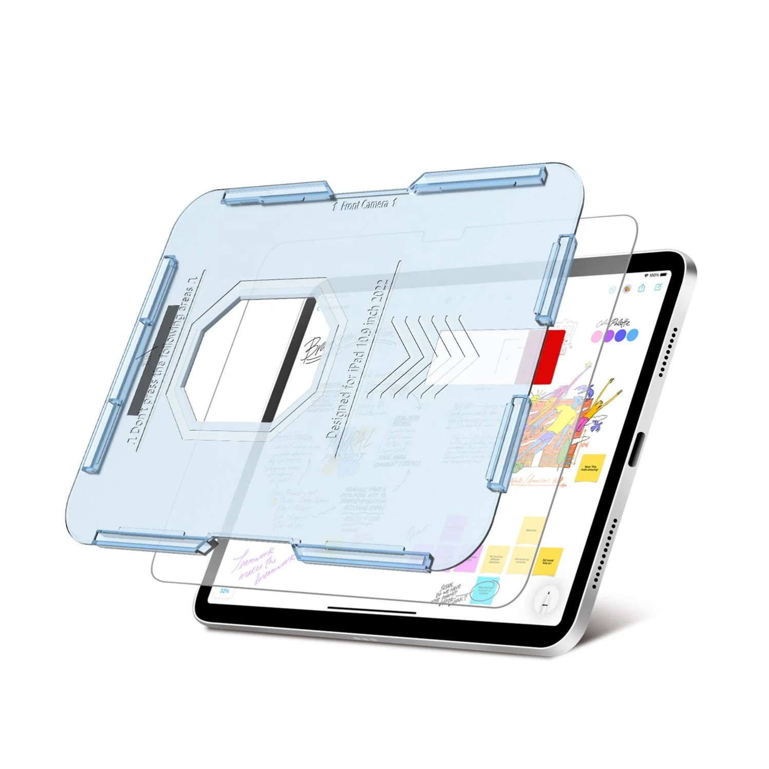 Амазан лидер продаж матовая защитная пленка для экрана ipad 10 2 5 Air Pro 11 12 9 с установочным комплектом