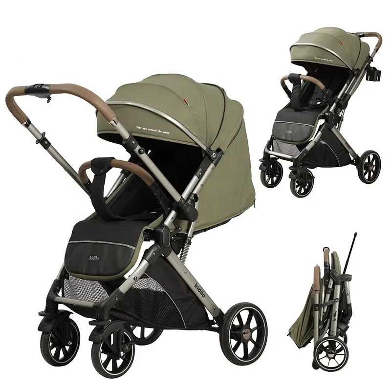 Kidilo 6600 Lightweight Baby Stroller - Foldable & Luxurious