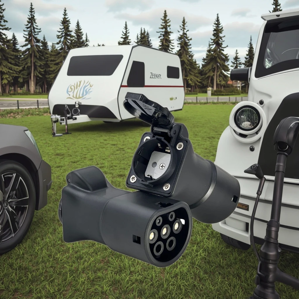 AOTAI V2L-adapter kun til IONIQ 5, IONIQ 6, INSTER EV6 med V2L-funktion – 3,5 kW 16 A 230 V adapter fra køretøj til forbruger til Hyundai og Kia