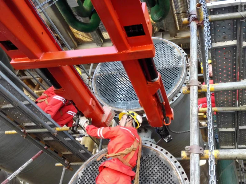 35 Ton Heat Exchanger Tube Bundle Extractor Model Sd1409b With 9m