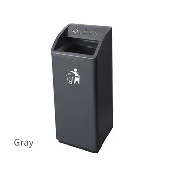 High Quality Fancy Commercial Dust Bin Stainless Steel Hotel Lobby restaurant Free Standing Open Trash Can