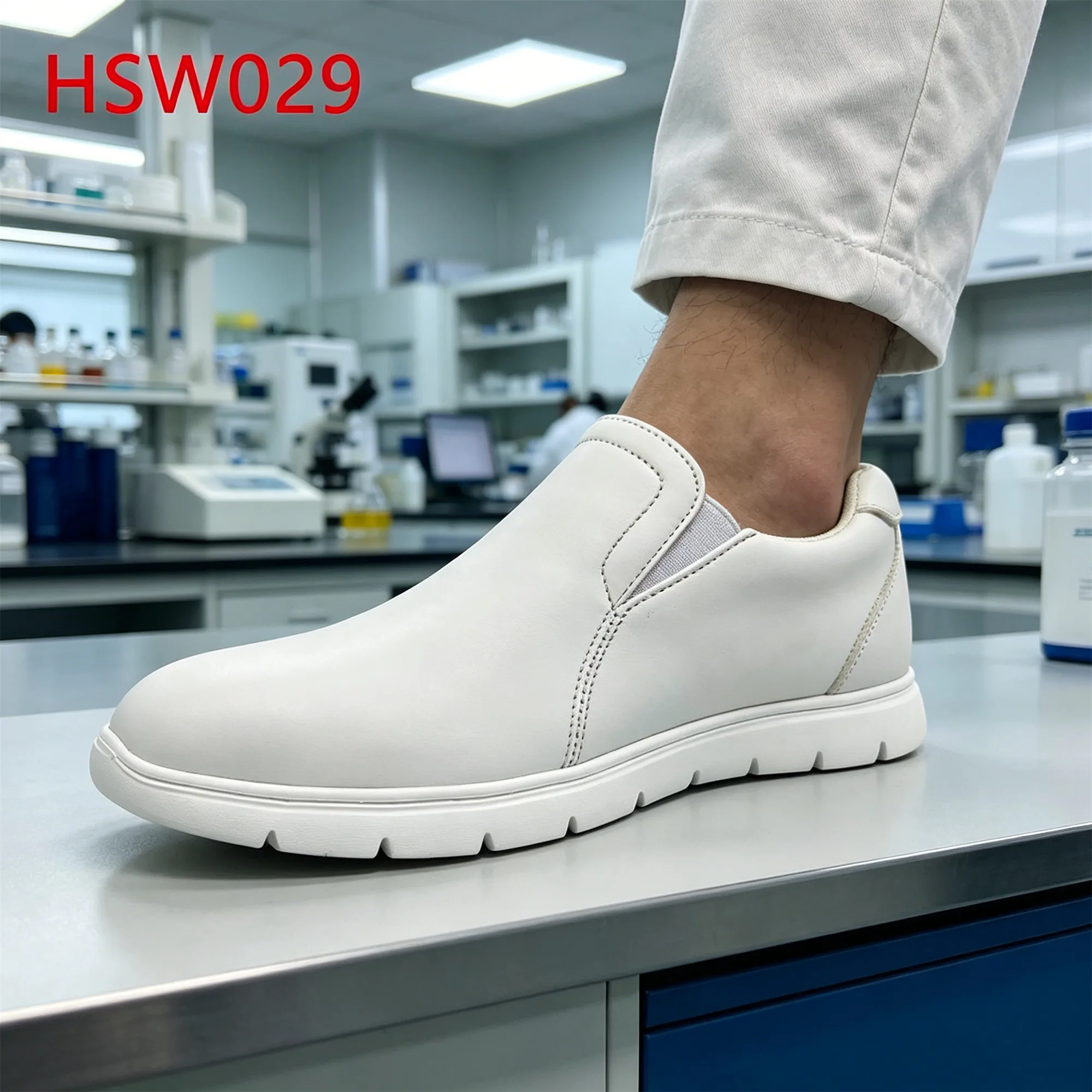 ZYF,Inspection Center Durable Rubber Sole White/black Safety Shoes Kuwait Market Popular Convenient Wear Security Clogs HSW029