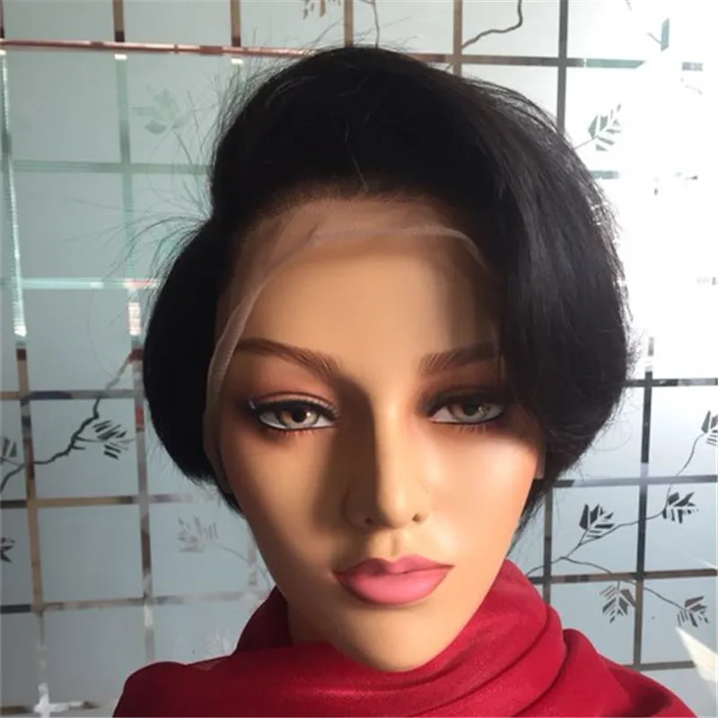 Overnight Delivery Private Label Bob Lace Wigs Cut Semi Straight Lace Front Wig 100% Short Bob Human Hair Wigs - Buy Full Lace Wig 100 Human ...