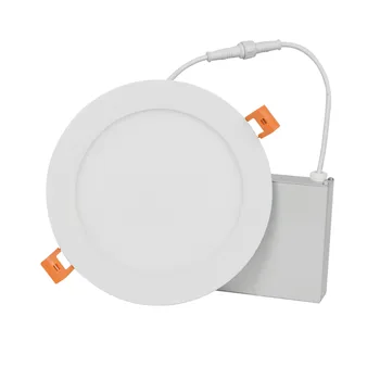 6'' ETL listed ultra thin recessed ceiling downlight round LED panel light
