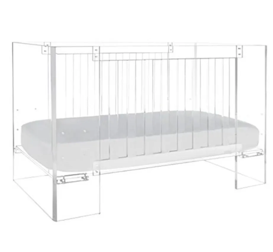 Acrylic canopy crib best sale