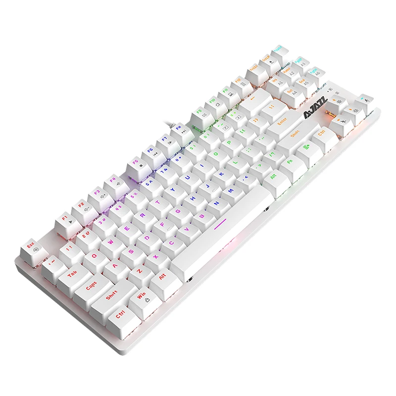 AJAZZ AK40 Wired Hot-Swap 87 Keys RGB Mechanical Gaming Keyboard
