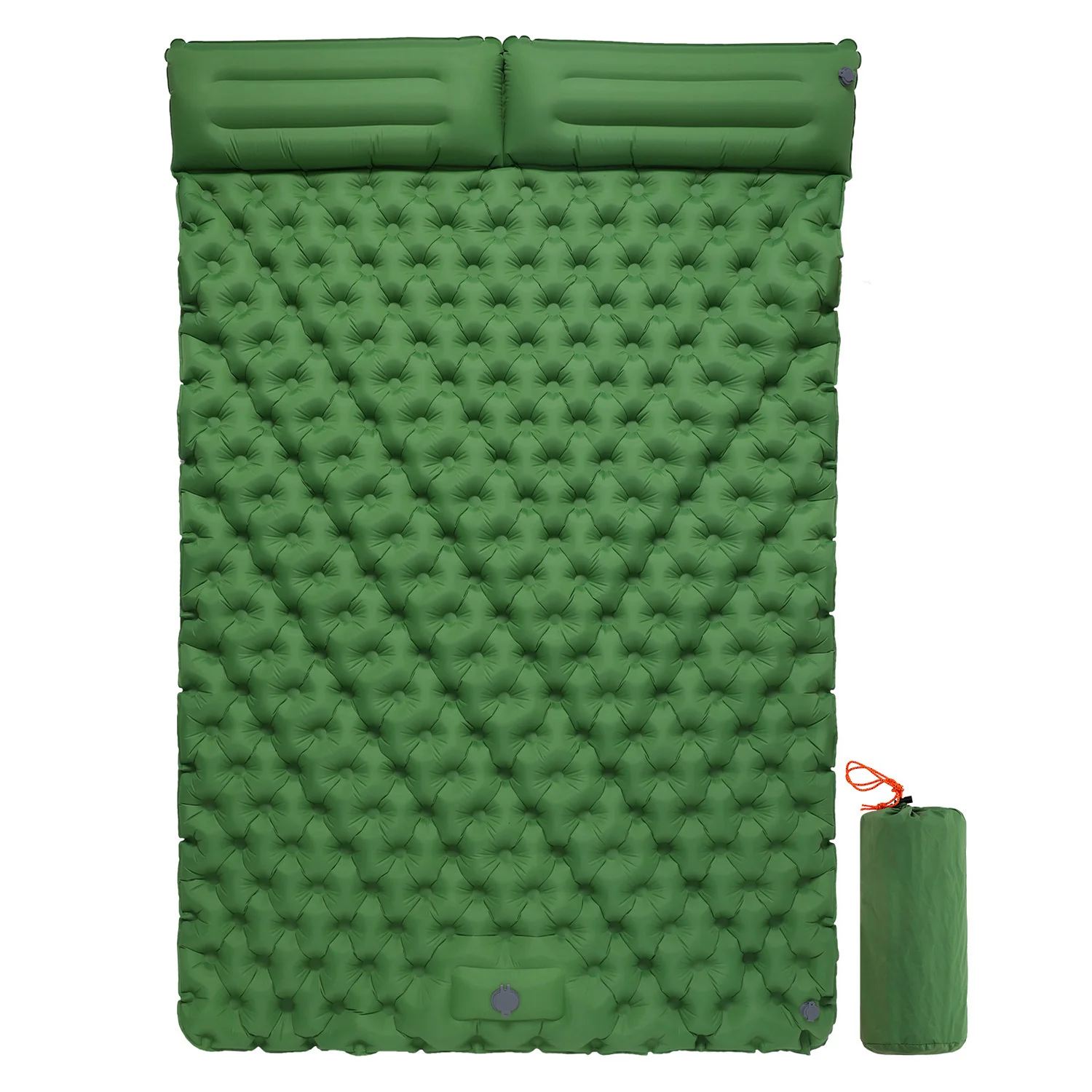 Outdoor Cushion Bed Portable Air Inflatable Double Sleeping Pad Ultralight Folding Travel Pillow Camping Mat