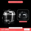 Transparent Bowl With semicircle Lid