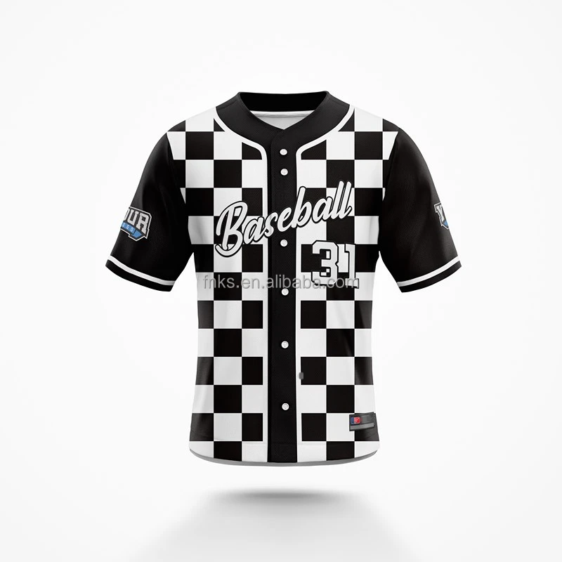 : DEHANER Black Custom Baseball Jersey Softball Shirts