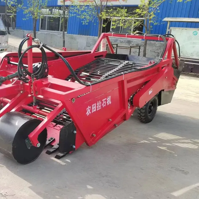 Agricultural Stone Grab Excavator Stone Collecting Machine Rock Picer