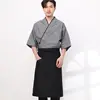 Top + black apron