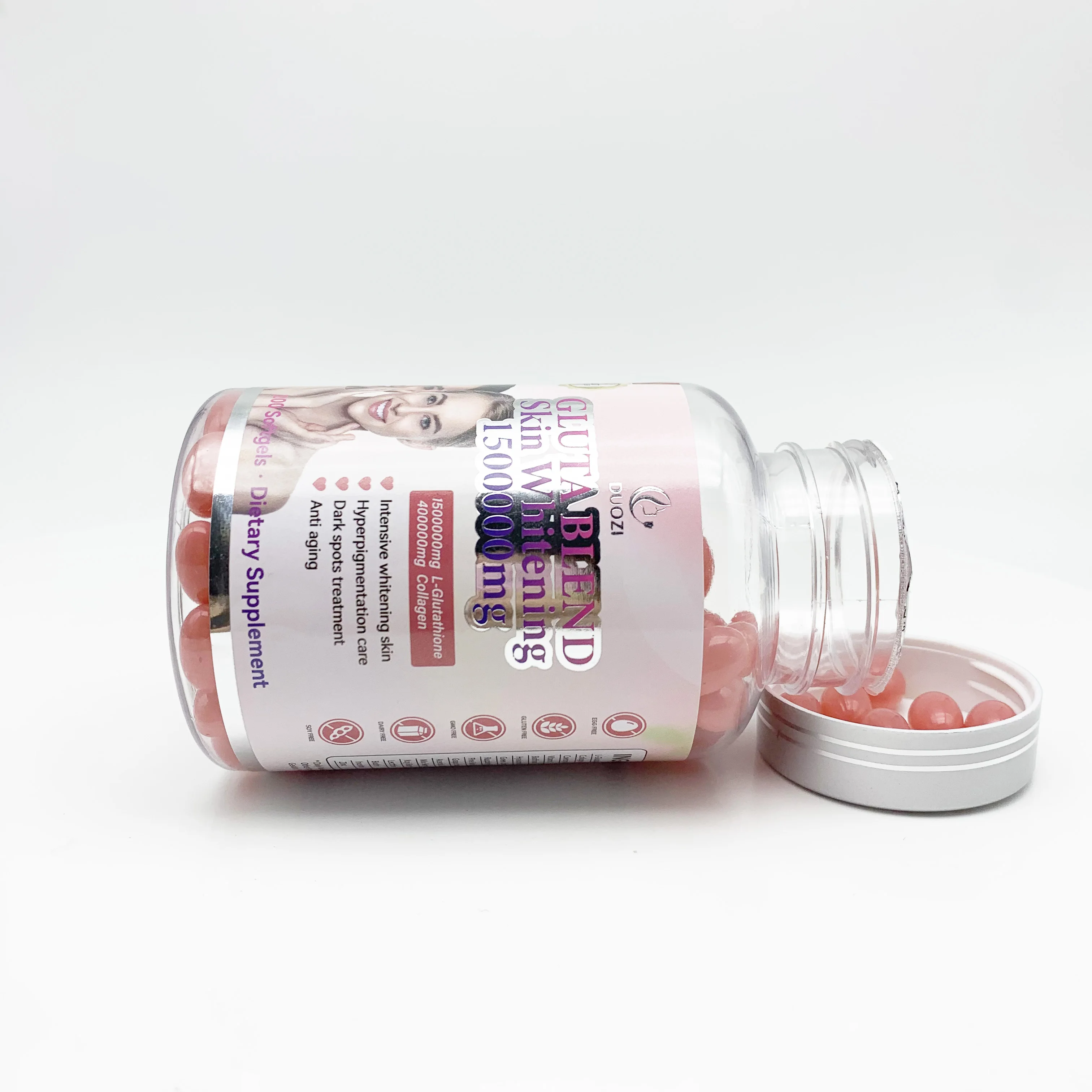 dr perlmutter glutathione DUOZI Gluta Skin Whitening Capsules - 1500000mg Glutathione & 40000mg  Collagen for Whitening & Detoxification