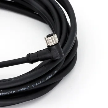 KRONZ Straight A code M8 circular connector 4-pin male female cable waterproof IP67 aviation sensor wire and cable