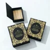 Book-Style  Black & Gold (96mm; approx. 100 sticks/box)