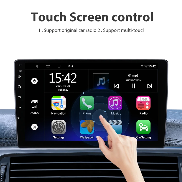 Android 13.0 Car Dvd Player Screen 10 Inch For All Cars Radio Din 2