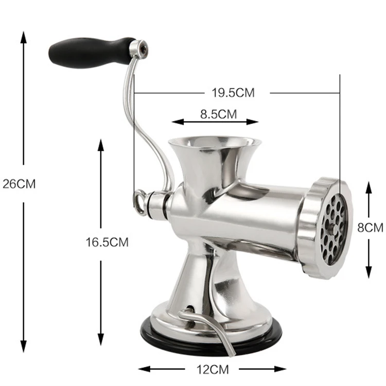 Small Manual Sausage Enema Mincer Meat Grinder Keema Meat and Bone Grinder Manual Meat Grinder